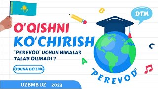 Oqishni kochirish  perevod  boyicha malumot  Otish ballari bilan tanishing  Perevod 2023 [upl. by Lenuahs]