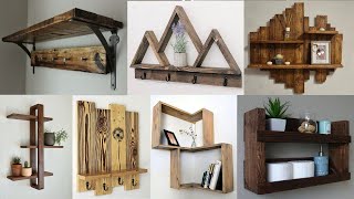 100 Easy DIY Wooden Wall shelves Ideas [upl. by Nelyak]