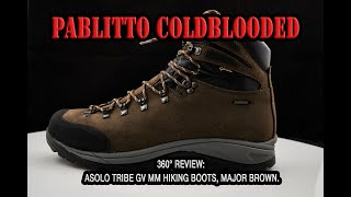 360° Review Asolo Tribe GV MM Hiking Boots Major Brown [upl. by Eudo828]