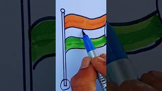 india flag art independence likes loves india shorts video [upl. by Constanta]