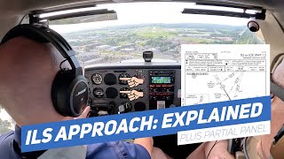 ILS Approach Explained  Plus Partial Panel [upl. by Lauraine23]