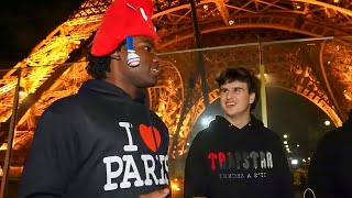 Kanel Joseph Gets Pressed by His 1 Fan in Paris [upl. by Tower]