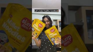 Tried making healthy millet noodles🍝😋 tasty food noodles healthy [upl. by Nivrad]