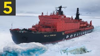 5 Ice Breaking Ships Braving the Arctic Circle [upl. by Alford]