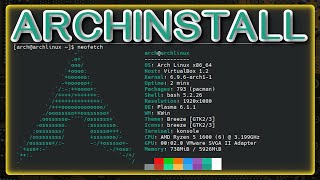 Archinstall to EASILY Install Arch Linux [upl. by Inkster]