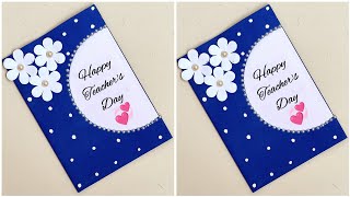 Teachers Day greeting CardDIY Teachers Day CardHow to make Teachers Day Card [upl. by Lenna]