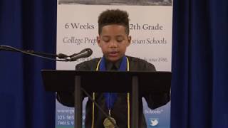 2020  5th Grade Salutatorian Speech [upl. by Adnahsar]