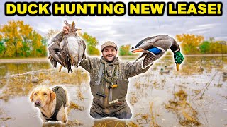 3 MAN LIMIT Duck Hunting at My NEW LEASE on OPENING DAY Catch Clean Cook [upl. by Pussej624]