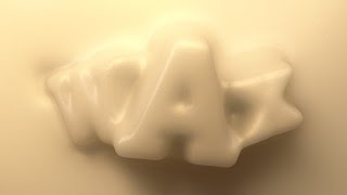 Cinema 4D Tutorial  Create Wax Type Using Collision Deformer [upl. by Anirda]