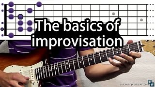 The basics of Improvisation  Learn how to improvise on the guitar Guitar Lesson [upl. by Michel952]