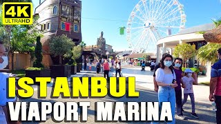 ISTANBUL WALK TOUR 🇹🇷 VIAPORT MARINA TUZLA  4K 60FPS UHD  TURKEY 2021 [upl. by Rosemarie]