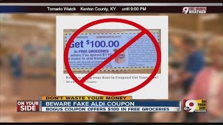 Dont fall for this fake Aldi coupon [upl. by Ringler]