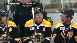 NHL Boston Bruins vs TB Lightning Alumni Game 21817 [upl. by Nnarefinnej]