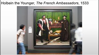 Holbein the Younger The French Ambassadors [upl. by Navar]