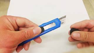 How to easily snapp or change blades in box cutter [upl. by Koran506]