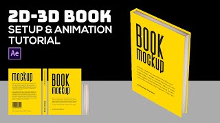 Easy 3D Book Promo in After Effect  Tutorial [upl. by Ocsirf985]