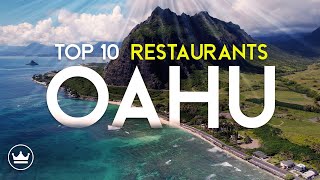 The Top 10 BEST Restaurants on Oahu Hawaii 2024 [upl. by Aldo939]