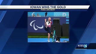 Iowa native Armless Archer takes gold at Paris Paralympics [upl. by Kronfeld834]