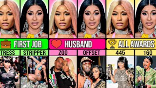 Comparison Nicki Minaj VS Cardi B [upl. by Idnic348]