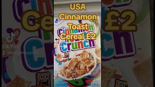 USA CEREALS £2 😎😎reesespuffs frozenoffers ufosighting burton de142pr horninglow burtonontre [upl. by Ellon]