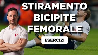 STIRAMENTO BICIPITE FEMORALE  Esercizi per guarire e prevenzione [upl. by Farleigh181]