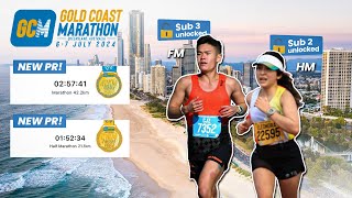 Gold Coast Marathon 2024  Sub 3  Day Trip Surfers Paradise [upl. by Asiluj53]