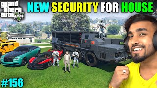 I HIRED SPECIAL SECURITY GUARDS FOR MY HOUSE IN GTA 5  TECHNO GAMERZ GTA 5 GAMEPLAY 156 [upl. by Glenna753]