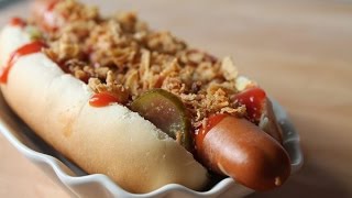 Hot Dogs Selber Machen Rezept  Homemade Hot Dogs Recipe  ENG SUBS [upl. by Derfliw]