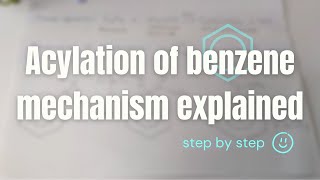 Acylation of benzene mechanism [upl. by Andi]