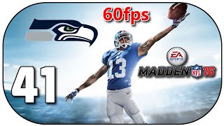 MADDEN 16 BeAPro WR 41 vs Seahawks ★ DeutschGerman Lets Play Madden 16 NFL [upl. by Quennie]