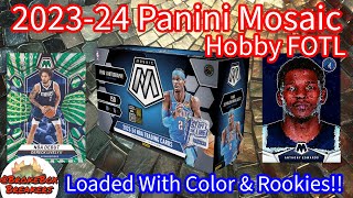 Is Mosaic HOT or NOT 💎🔥 202324 Panini Mosaic Basketball Hobby Box FOTL  review [upl. by Biggs]