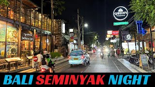 Bali Seminyak Night Street Walking Tour Jalan raya seminyak 2024 [upl. by Stead]