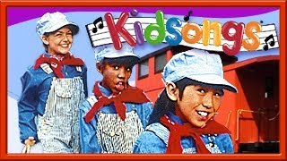 Kidsongs  Little Red Caboose  We Love Trains  Caboose Song for Kids  Kids Songs  PBS Kids TV [upl. by Yendys]