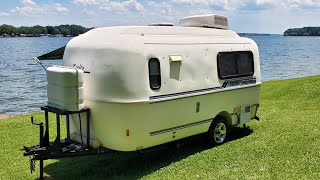 Vintage Casita Camper Restoration and 1st Road Trip Pt 2 [upl. by Carlye]