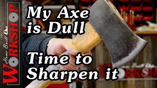 How to Sharpen an Axe Its Easy [upl. by Ayna741]