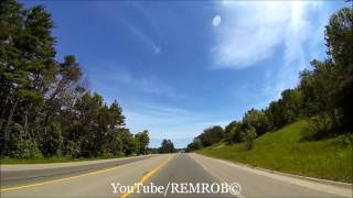 Driving From Walloon Lake To Pellston Airport MI [upl. by Wojak247]