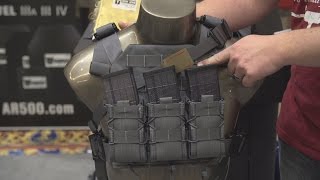 SHOT Show 2015 AR500 Armor New Products [upl. by Ahsayn428]