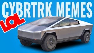 Top 10 Funniest Tesla Pickup Truck Memes  Cybertruck Humor [upl. by Irahk709]