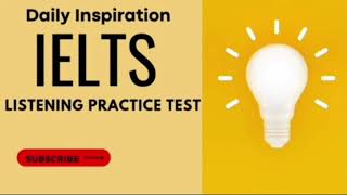 Ielts listening practice test ielts ieltslistening ieltspreparation [upl. by Lyssa]