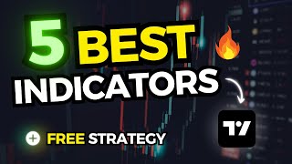 TOP 5 Best TradingView Indicators  Profitable Strategy FREE [upl. by Yelena]