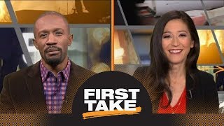 First Take makes CFP Semifinals predictions GeorgiaOklahoma AlabamaClemson  First Take  ESPN [upl. by Eiralc371]