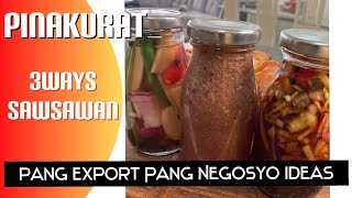 3Ways Sawsawan Pinakurat How to Cook Paano Magluto Mag Negosyo at Kumita sa pag Luluto [upl. by Ietta]