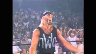 nWo attacks WCW 26Aug 1996 Flair gets hairdye [upl. by Treblah]