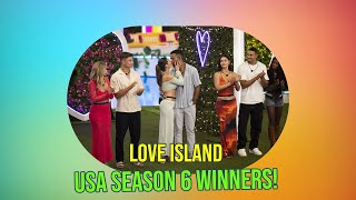 Love Island USA Season 6 Finale Winners Revealed amp Emotional Moments [upl. by Pell]