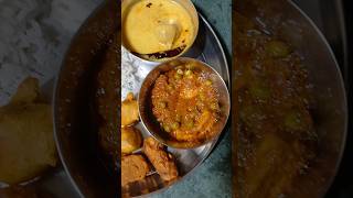 Kadhi chawal thali shorts youtubeshorts food [upl. by Jewett159]