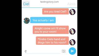 Ciel Phantomhive x Alois Trancy Part 1 text rp [upl. by Ahsieyn]