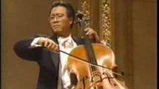 YoYo Ma Elgar Cello Concerto 1st mvmt [upl. by Ilsel478]