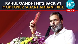 Live Rahul Gandhis Blistering Attack On PM Modi Amid Fresh AdaniAmbani Political Tussle  Watch [upl. by Towny712]