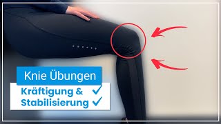 5 Knie Übungen zur Kräftigung amp Stabilisierung ➡️ Einfach amp effektiv [upl. by Ahsial769]