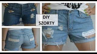 DIY krótkie spodenki szorty na 3 sposoby │Semika [upl. by Hagood]